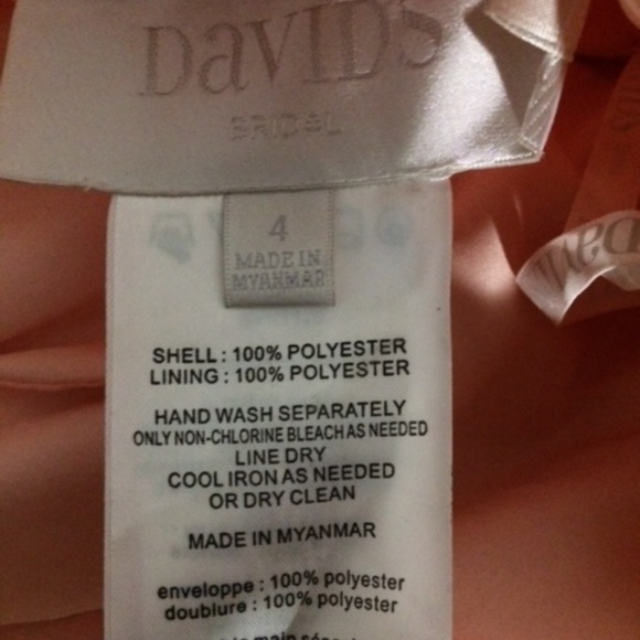 David's Bridal Bridesmaid Dress!! - Picture 2 of 3